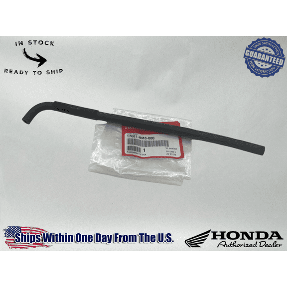 Honda OEM Fuel Petcock Fuel Line Recon 250 Sportrax 250 TRX250 17681-HM8-000