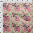 thumbnail image 2 of oneOone Cotton Flex Fabric Leaves & Orchids Floral Decor Fabric Printed BTY 40 Inches Wide, 2 of 4
