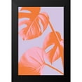 thumbnail image 2 of 1x Studio III 17x24 Black Modern Framed Museum Art Print Titled - Monstera Purple 03, 2 of 5