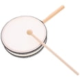 thumbnail image 3 of FRCOLOR Hand Drum Set White Hand Drum Set with Excellent Material and Craftsmanship for Home Use Portable Design 1 Set,10.63"X5.91"X1.38", 3 of 5