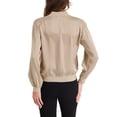 thumbnail image 3 of CHAQUETA CASUAL REFINADA para Mujeres, Abrigo con Cremallera, Manga Larga, Prenda Exterior Ligera, Color Champagne, 3 of 6