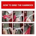 thumbnail image 2 of Widen Double Person Hammock Portable Travel Hanging Hammock Swing Sleeping Bed Lazy Chair Canvas Hammocks, 2 of 9