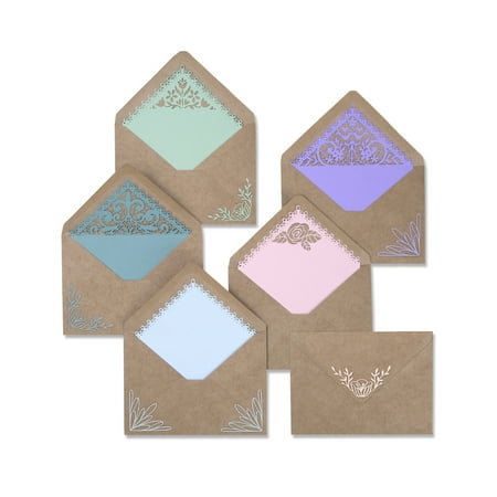 UPC: 0630454256830 | Sizzix Thinlits Die set 10PK – Envelope Liners Intricate by Katelyn Lizardi
