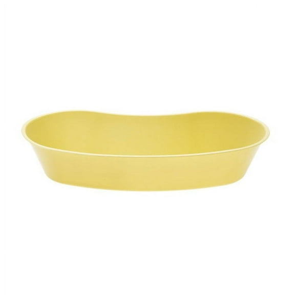 Medline Plastic Emesis Basins, Oblong, 16 Oz, Gold, Pack Of 250