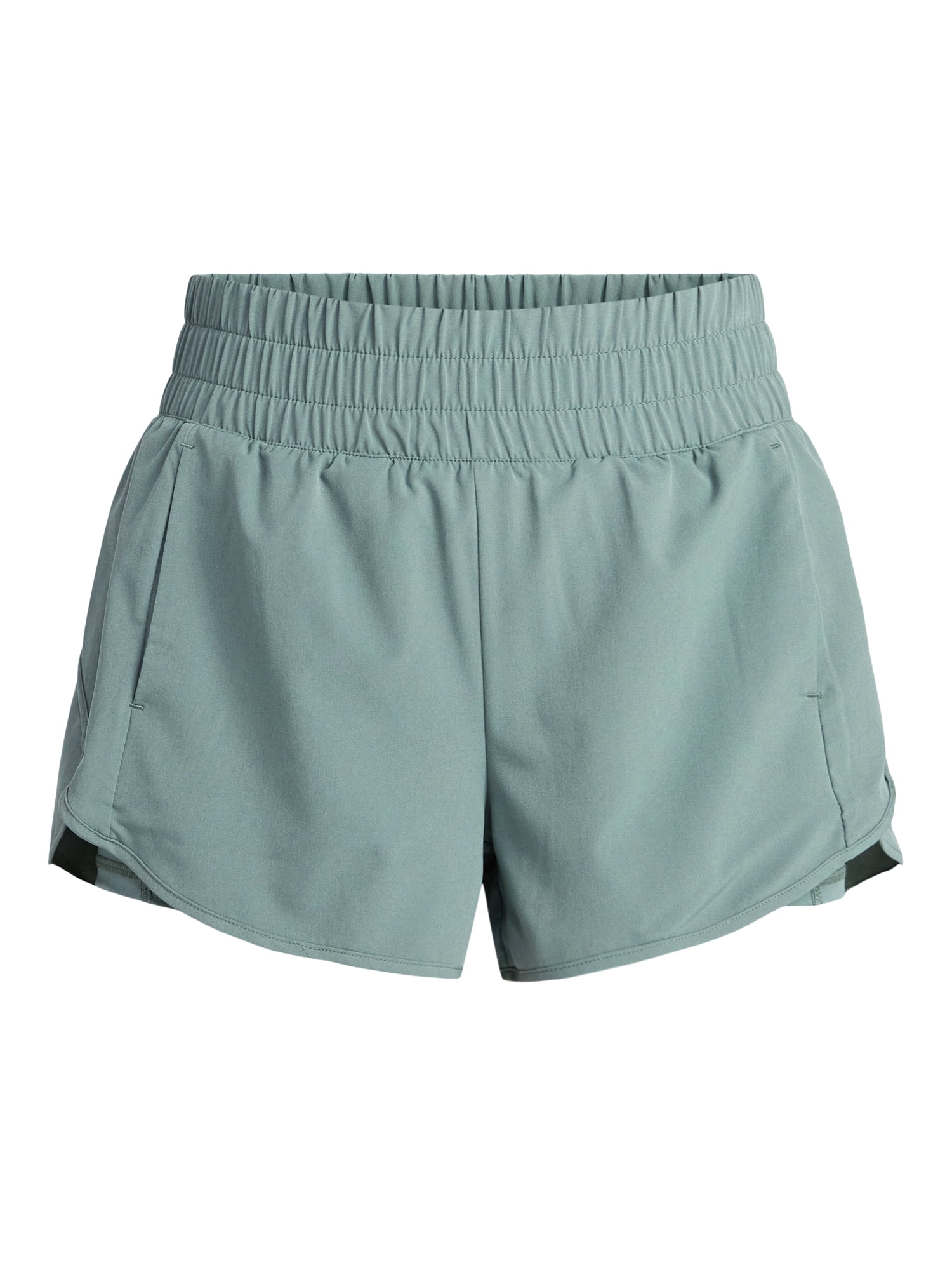 Avia Women's and Women's Plus Running Shorts with Bike Liner, 3" Inseam, Sizes XS-4X
