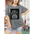 thumbnail image 2 of Anbech Hocus Pocus Halloween Shirts for Women Plus Size Holiday Tshirt Graphic Short Sleeve Tops, 2 of 4