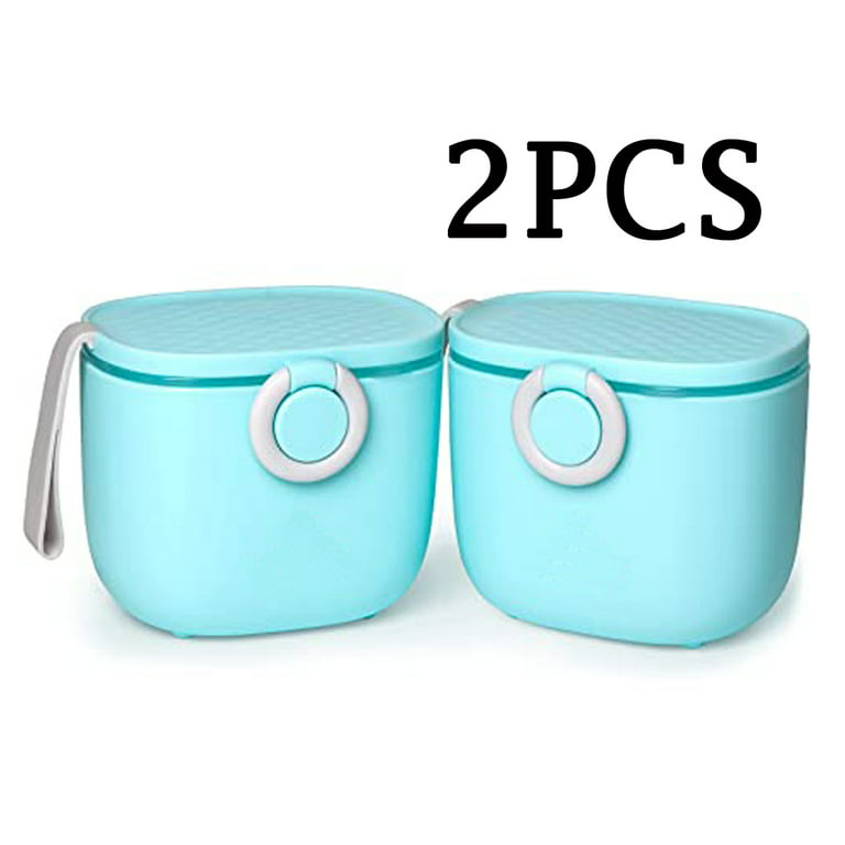 2Packs Portable Milk Powder Container with Spoon Snack Travel Outdoor for  Travel