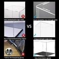 thumbnail image 4 of Acrylic Display Box, 10x35x70cm/4x14x28in Card Slot Self-Assembly Clear Acrylic Display Case, Collection Exhibition Storage Cabinet, Easy to Assemble and Clean, Transparent Display Cabinet, 4 of 8