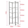 thumbnail image 5 of Topcobe 5/4/3 Tier Water Bottle Holder Cooler Jug Rack, 5 Gallon Bottle Storage Rack, 5 of 8