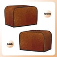 thumbnail image 3 of Daiia Orange Glitter Pattern 2 slice Toaster Cover, Toaster Appliance Dust-proof Cover For Kitchen Small Appliance Dust Cover and Fingerprint Protection, 3 of 7