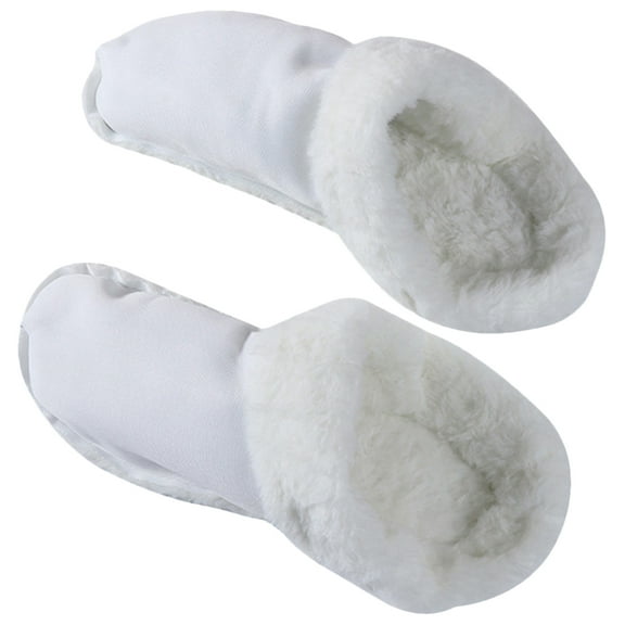 Quqiuxian 1 Pair Slippers Liner Winter Warm Shoe Liners Thickened Plush Insoles Removable Slippers Liners