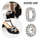 thumbnail image 3 of USHOBE 4Ud Decorativos Para Tacón Clips Removibles Para Uso Formal, 3 of 6