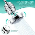 thumbnail image 7 of Showerhead with Filter Shower Filter Combo ,Shower Filter for Hard Water with High Performance Showerhead Filter, 7 of 7