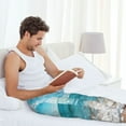 thumbnail image 5 of Hirioo Sunny Ocean Waves for Men's PJ Pajama Pants Sleep Pants Men's Home Trousers with Pockets,S-3XL-Small, 5 of 6