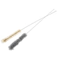 thumbnail image 1 of 2pcs Flute Cleaning Brushes for Wind Instruments Cotton Velvet & Bamboo Fiber Maintenance Kit Lightweight Portable Accessory for Deep Cleaning, 1 of 5