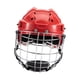 thumbnail image 1 of Casco de hockey sobre hielo con rejilla Protector acolchado suave profesional Casco de rugby para De 52 cm a 58 cm, 1 of 9