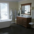 thumbnail image 3 of Wyndham Collection Wcvtras60sundm56 60" Free Standing Vanity Set - Dark Cherry / Carrera, 3 of 7