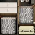 thumbnail image 6 of 100L Large Comforter Storage Bags Closet Organizer for Clothes Sweater Clothes Organizer with Zipper Handles for Blanket Closet Storage Container, Gray, 6 of 9