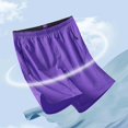 thumbnail image 1 of pstuiky Pantalones cortos deportivos, Pantalones cortos casuales holgados de color liso con cremallera, bolsillo, cordón y cintura elástica para hombre Pantalones cortos de entrenamiento, 1 of 6