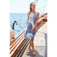 thumbnail image 4 of LASCANA LASCANA Women's Floral Tie-Dye Dress Contrast Stitching, 4 of 5