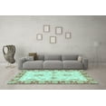 thumbnail image 3 of Ahgly Company Indoor Rectangle Oriental Light Blue Traditional Area Rugs, 6' x 9', 3 of 4
