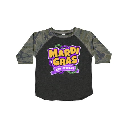 

Inktastic Mardi Gras New Orleans with Beads Gift Toddler Boy or Toddler Girl T-Shirt