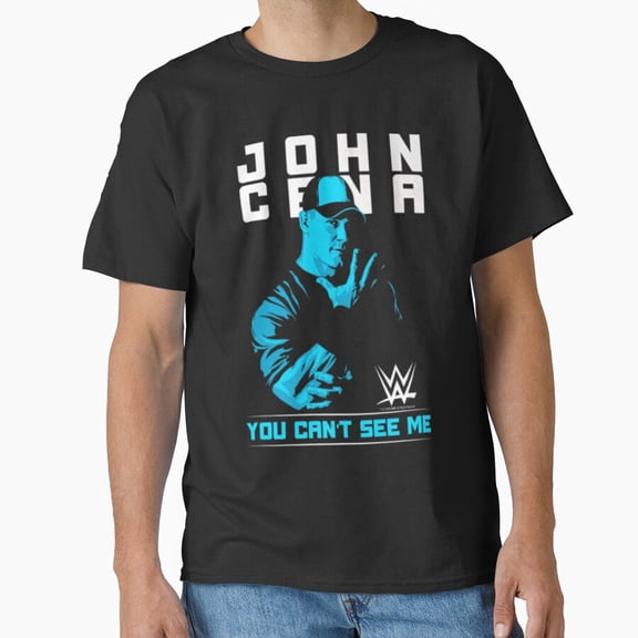 John Cena You Can’t See Me Kids Wrestling Fan Retro MMA Print Unisex T-Shirt, up to size 5XL