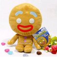 thumbnail image 2 of Lolli Toys Big Headz Gingerbread Man Soft Plush Doll, 2 of 2