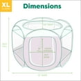 thumbnail image 4 of FurHaven Pet Products Mesh Open-Air Pet Playpen - Purple, Extra Large, 4 of 12