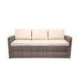 thumbnail image 2 of Baner Garden Rattan 3 Piece Outdoor Dining Table Set, 2 of 8