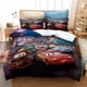 thumbnail image 1 of Juego de ropa de cama de dibujos animados para niños, figuras de Anime Mcqueen de Disney, funda nórdica doble, juegos de edredón, Sábana, colchas para bebés y niñas, 1 of 4