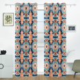 thumbnail image 2 of Rustic Tribal Pattern Black Out Curtains 84 Inch Length for Bedroom Living Room Windows 2 Panels Set, 2 of 6