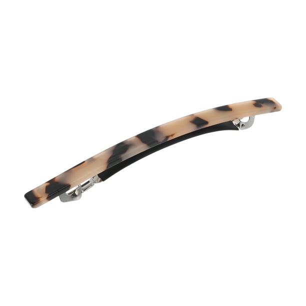 Pinza para el cabello de moda Unique Bargains 1 Pc Beige Negro