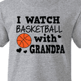 thumbnail image 4 of Inktastic I Watch Basketball with Grandpa Youth T-Shirt, 4 of 5