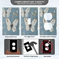 thumbnail image 5 of Switch Panel Switch Decoration 2.76x4.53x0.28 Inches Duplex Outlets Switch Plate Wall Plates Living Room Kitchen Bedroom Study Switches Beautiful Big Blue Butterfly, 5 of 8