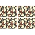 thumbnail image 4 of EREHome Santa Claus Snowflake Placemat Plate Holder Set of 4, Table Mats Protector 12x18 inch, 4 of 5
