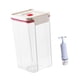 thumbnail image 5 of Contenedor al vacío, contenedores para preparación de comidas, contenedor de almacenamiento de alimentos multiusos apilable con bomba de vacío para 1240 ml, 5 of 8