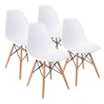 thumbnail image 1 of Set de 4 Sillas para Comedor Tipo Eames Elly Blancas con Diseño Minimalista, 1 of 7