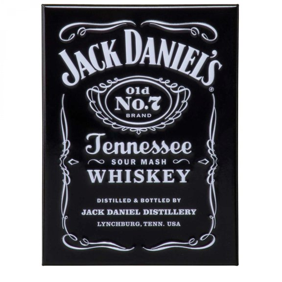 Jack Daniel's Embossed Label Refrigerator Magnet