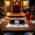 thumbnail image 6 of Christmas Diatomite Doormat Absorbent Entryway Rug, Mud Resistant Indoor Outdoor Mat, Quick Dry Short Pile Non Slip Rubber Backing, Easy Clean Front Door Mat for Winter Decor, 6 of 6
