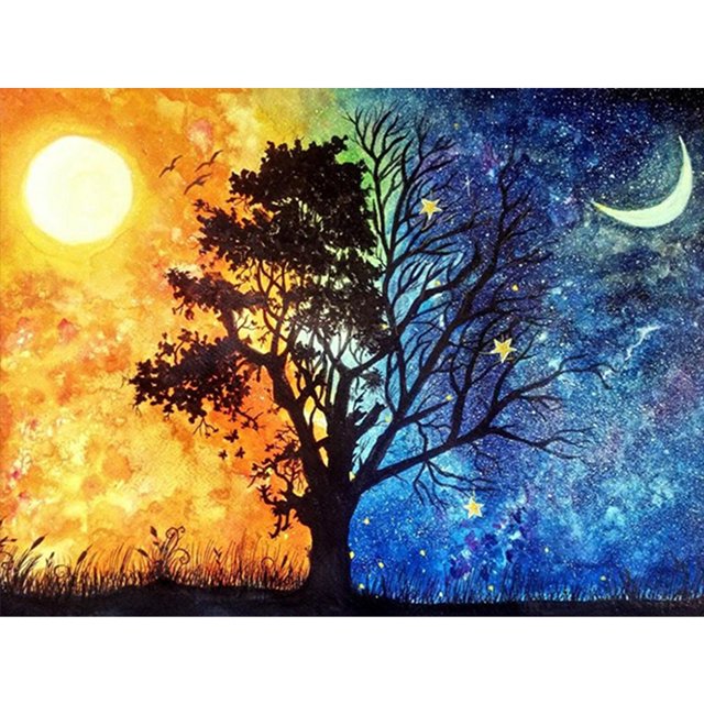 Diamond Painting 5D DIY Kit de paisaje de taladro redondo completo Decoración del hogar (cp0353) FLhrweasw Nuevo
