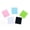 Black white pink, variant on Oasiva Pack of 5 Magnetic Pictures Frame Blank Photo Insert Fridge Magnets Photo Pockets Personalize and Display Your Pictures