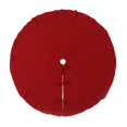 thumbnail image 2 of Abbracc Jupe de Sapin de Noël Base Fil Tricoté Tapis de Sol Décorations Rouge, 2 of 9