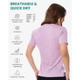 thumbnail image 3 of 𝗕𝗥𝗘𝗔𝗧𝗛𝗔𝗕𝗟𝗘 Merino.tech Women’s Merino Wool Crew-Neck Short Sleeve T-Shirt with Hiking Socks, 3 of 10
