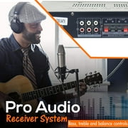 Technical Pro 1200W Integrated Amplifier Dual Mic Inputs USB SD Card MP3 Playback