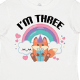 thumbnail image 4 of Inktastic 3rd Birthday Party Girl Fox Girls Toddler T-Shirt, 4 of 5