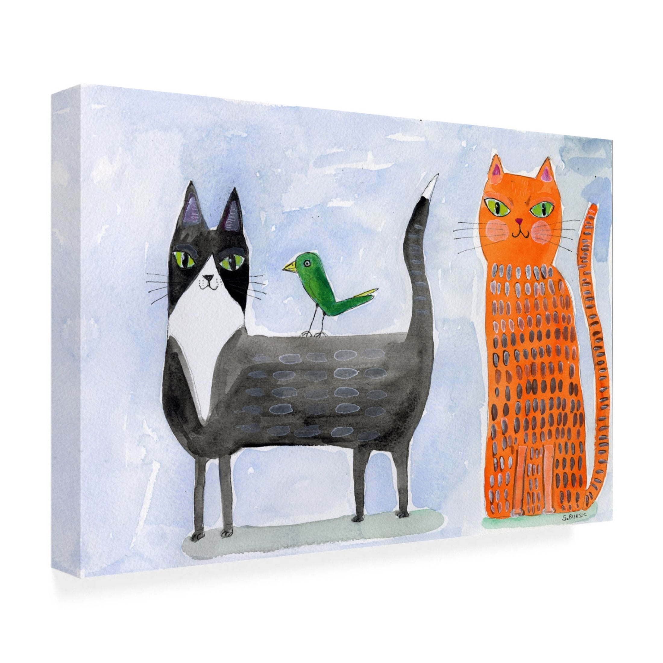 Trademark Fine Art Sharyn Bursic  Unusual Friends Canvas Wall Art