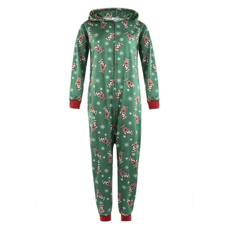 

Springcmy Family Matching Kids Womens Christmas Pajamas Cotton PJs Sets
