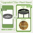 thumbnail image 3 of Metal & Wood Plant Stand Indoor & Outdoor Multi Levels lbs Capacity, 3 of 7