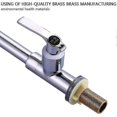 thumbnail image 5 of Cold Water Sink Faucet Single Handle One Hole High Arc Deck Mount Stainless Steel Bar Faucet - CX, 5 of 5